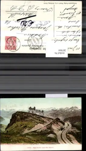 207864,Rigi-Kulm u. d. Alpen Bergbahn Kt Schwyz