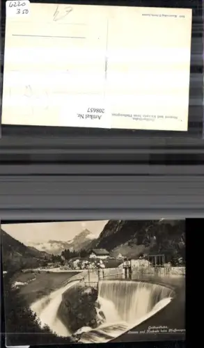 208657,Gotthardbahn Stausee u. Kaskade b. Pfaffenprung Wasserfall pub E. Goetz 2459 Kt Schwyz