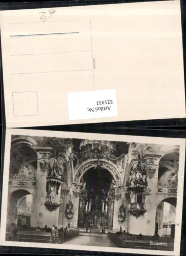 221433,Einsiedeln Stift Kirche Innenansicht Kt Schwyz