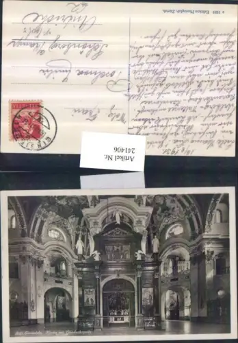 241406,Stift Einsiedeln Kirche m. Gnadenkapelle Kt Schwyz