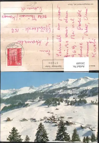 241649,Stoos Totale m. Klingenstock Winterbild Kt Schwyz