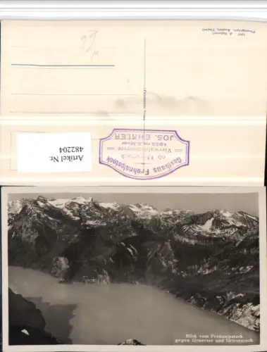 482204,Blick vom Fronalpstock b. Morschach geg. Urnersee Kt Schwyz