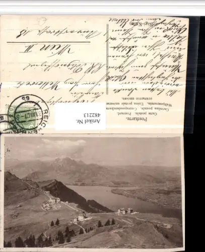 482213,Rigi-Kulm b. Arth See Bergkulisse Kt Schwyz