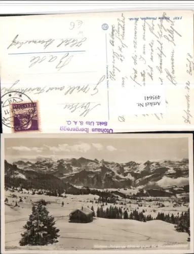 495641,Utohaus Ibergeregg Bergkulisse Winterbild Kt Schwyz
