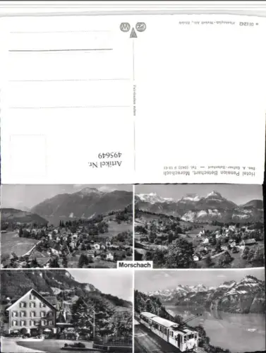 495649,Morschach Totale Zahnradbahn Mehrbildkarte Kt Schwyz