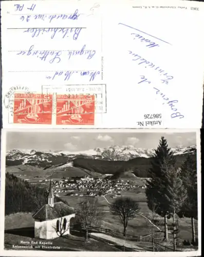 586726,Foto Ak Maria End Kapelle Katzenstrick m. Einsiedeln Switzerland