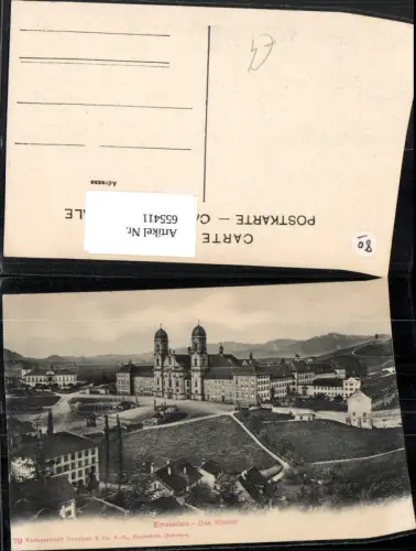 655411,Einsiedeln Ansicht Kloster