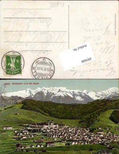 695606 Einsiedeln m. Alpen Schwyz pub Photoglob 4888
