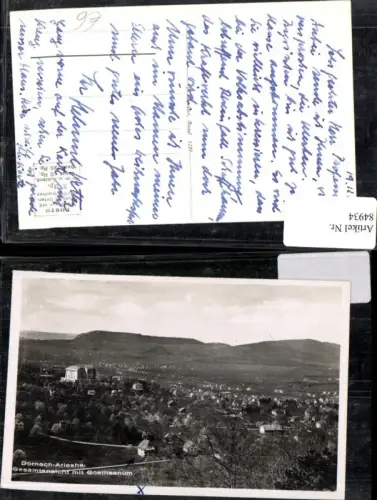 84934, Solothurn Dornach Arleshe Gesamtansicht mit Goetheanum
