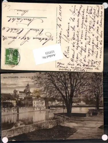 125521,Solothurn Partie a.d. Aare 1914