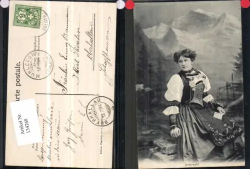 134268,Unterwald Tracht Volkstracht Kt Solothurn