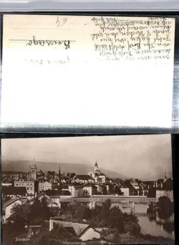 309768,Solothurn Teilansicht Brücke Kirche