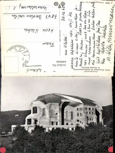 440046,Dornach Goetheanum Hochschule f. Geisteswissenschaft Kt Solothurn