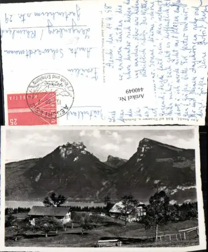 440049,Aeschi Blick auf Thunersee u. Justistal Bergkulisse Kt Solothurn