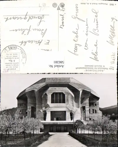 586381,Foto Ak Goetheanum Dornach Switzerland