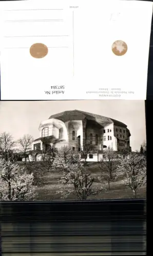 587384,Foto Ak Goetheanum Dornach Ansicht Switzerland