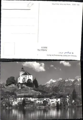 86019,Foto AK Schloss und Städtli Werdenberg bei Buchs Kt St Gallen