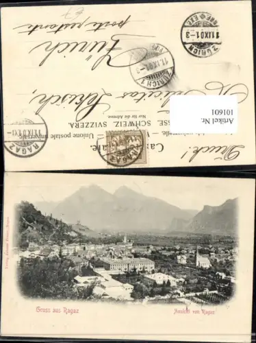 101601,Gruß aus Ragaz Totale Kt St Gallen