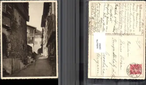 106961,Städtli Werdenberg b. Buchs Strassenansicht 1936 Kanton St Gallen
