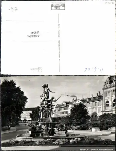 108749,St Gallen Broderbrunnen Brunnen