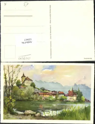 125417,Werdenberg Künstlerkarte Kt St Gallen