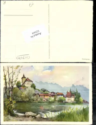 125418,Werdenberg Künstlerkarte Kt St Gallen