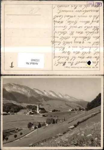 132443,Wildhaus m. Churfirsten Ansicht Kt. St Gallen
