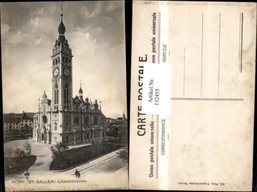 132455,St Gallen Linsenbühlkirche Ansicht