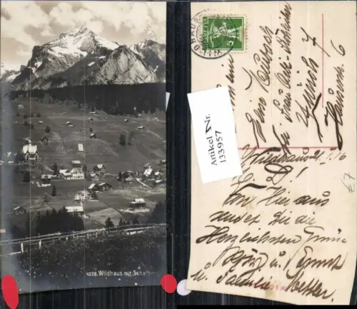133957,Wildhaus m. Schafberg Kt St Gallen