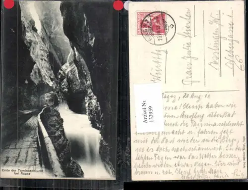 133959,Taminaschlucht bei Ragaz Kt St Gallen