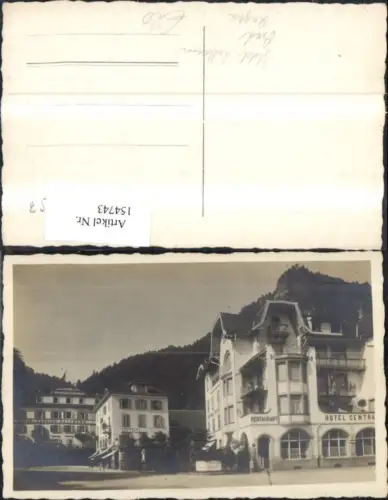 154743,Foto Ak Bad Ragaz Hotel Central Hotel Pension Lattmann Kt St Gallen