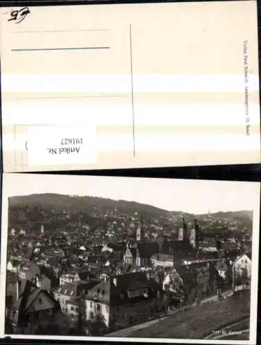 191627,St Gallen Teilansicht Kt St Gallen