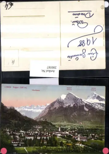 200587,Ragaz Totale Churfirsten Gonzen Alvior Kt St Gallen