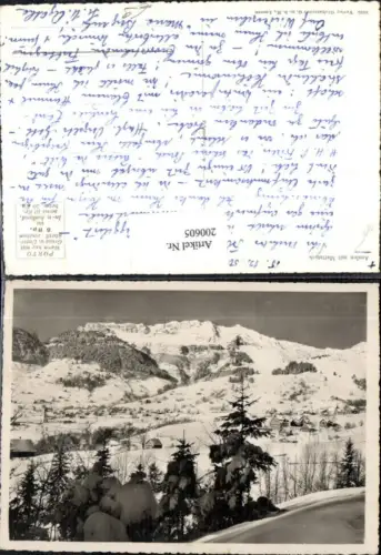 200605,Amden m. Mattstock Winterbild Kt St Gallen