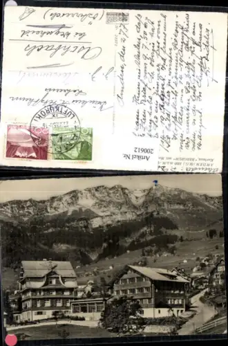 200612,Amden Kurhaus Bergruh m. Mattstock Kt St Gallen