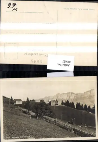 200625,Kurhaus Gamperdon b. Flums Kt St Gallen