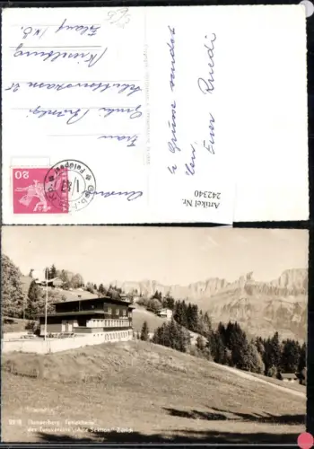 242340,Flumserberg b. Flums Ferienheim d. Turnverein Alte Sektion Zürich Feldpost Geb. Fus. Kp. Schweiz