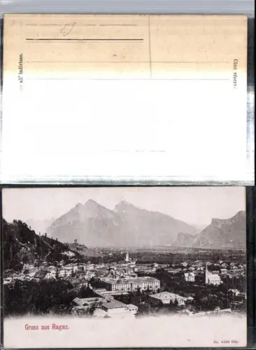 309755,Gruß aus Ragaz Totale Bergkulisse Kt St Gallen