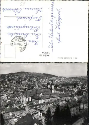 350820,St Gallen Zentrum Totale Abtei Kirche