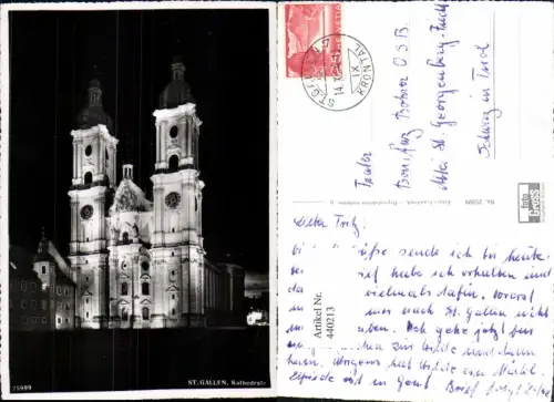 440213,St. Gallen Kathedrale Kirche