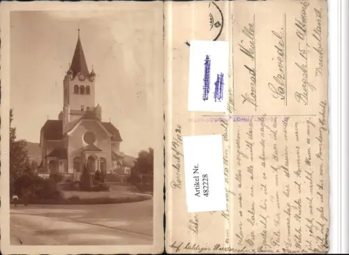 482228,Foto AK Rorschach Kirche Kt St Gallen