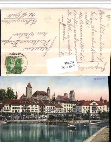 482248,Rapperswyl Rapperswil Teilansicht Hotels Kt St Gallen