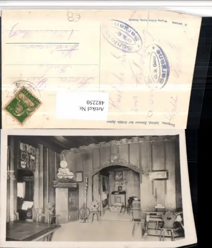 482250,Sargans Schloss Zimmer de Gräfin Agnes Kt St Gallen
