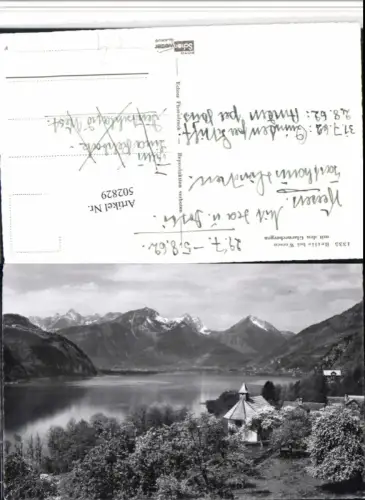 502829,Betlis Kapelle b. Weesen m. Glarnerbergen Bergkulisse Kt St Gallen