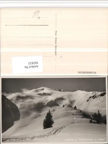 502832,Flumserberg b. Flums Aufstieg geg. Maskenkamm Kt St Gallen