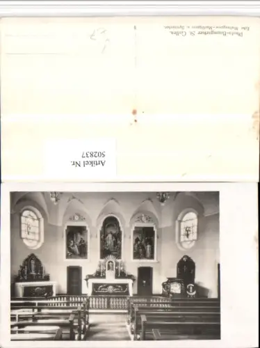 502837,Foto AK St. Gallen Kirche Innenansicht pub Foto Baumgartner