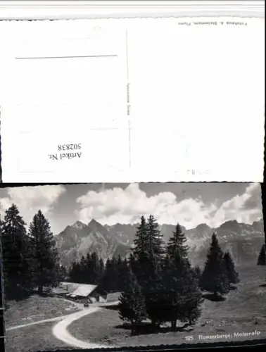 502838,Flumserberge b. Flums Molseralp Alm Bergkulisse Kt St Gallen