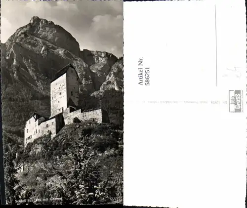 586251,Foto Ak Schloss Sargans m. Gonzen Switzerland