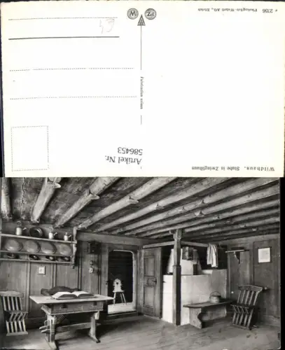 586453,Wildhaus Stube i. Zwinglihaus Interieur Switzerland