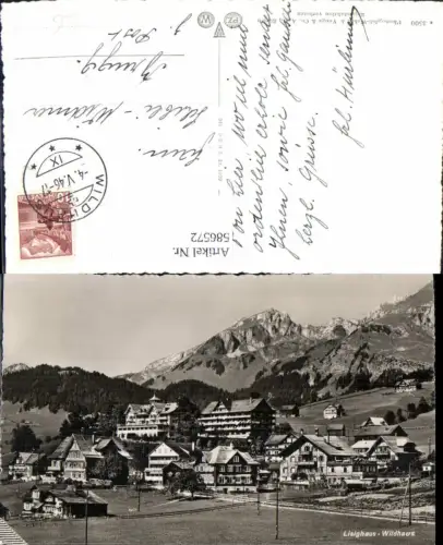 586572,Foto Ak Lisighaus Wildhaus Ansicht Switzerland